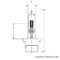 Ushio 750w 77v QXL Halogen Bulb - ETC Source Four Revolution replacement lamp